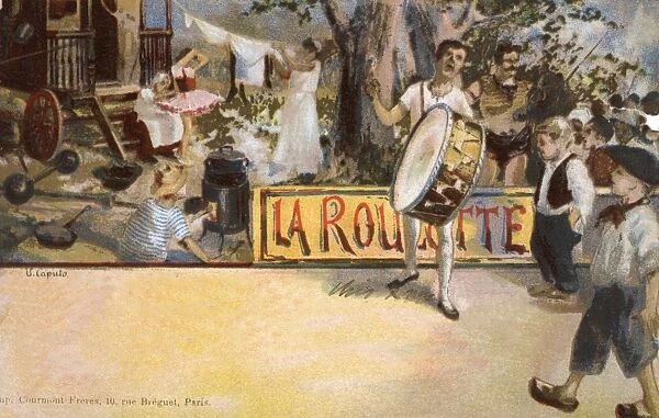 Paris Worlds Fair of 1900 - Circus entertainers