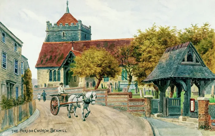 Framed Print : Parish Church, Bexhill on Sea, East Sussex Framed Print : Parish Church, Bexhill on Sea, East Sussex