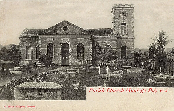 Parish church, Montego Bay, Jamaica, West Indies