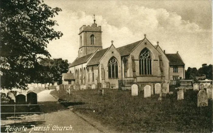Framed Print : Parish Church, Reigate, Surrey Framed Print : Parish Church, Reigate, Surrey