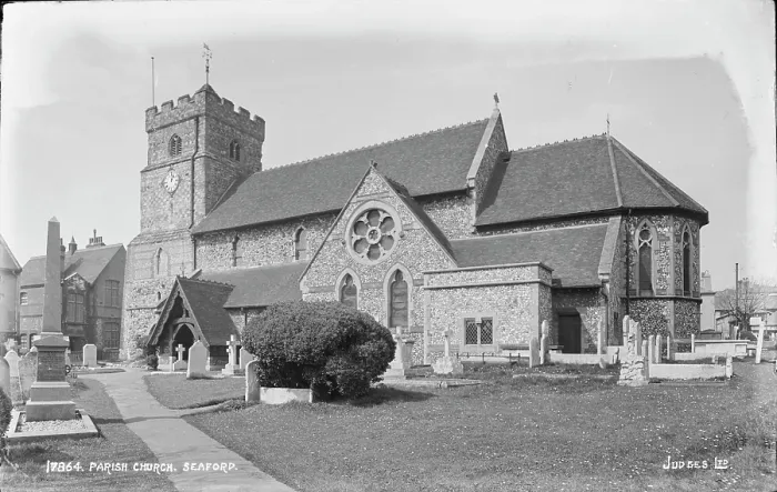 Framed Print : Parish Church of Seaford Framed Print : Parish Church of Seaford