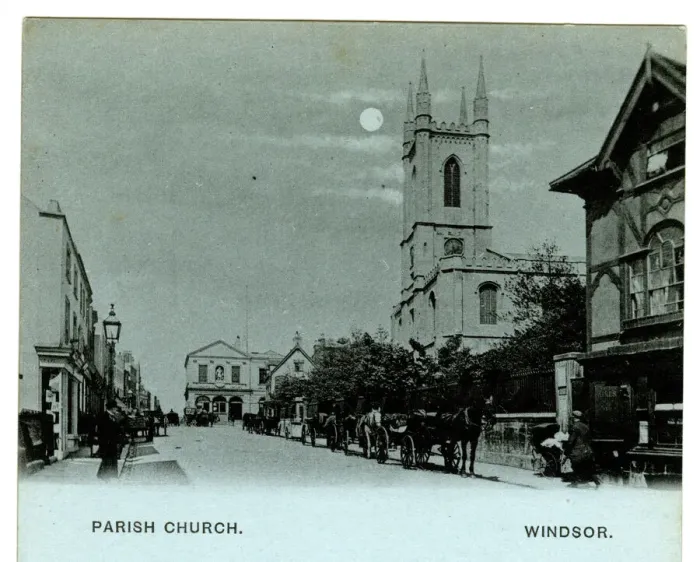 Framed Print : Parish church of St John the Baptist, Windsor Framed Print : Parish church of St John the Baptist, Windsor