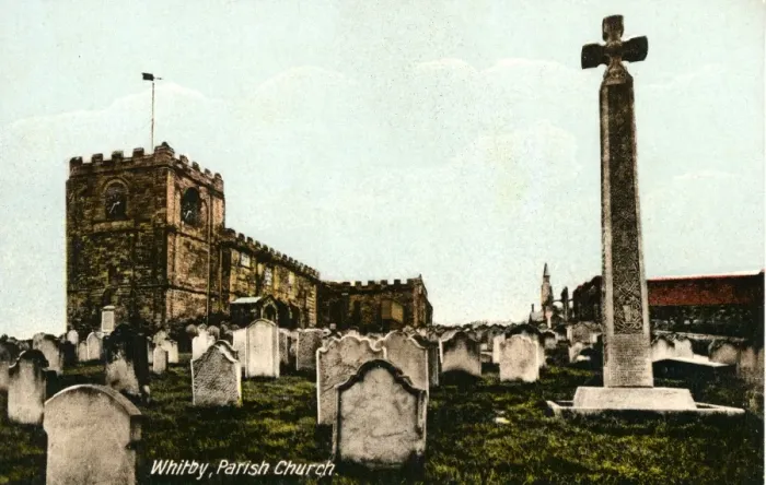 Framed Print : Parish Church, Whitby, Yorkshire Framed Print : Parish Church, Whitby, Yorkshire