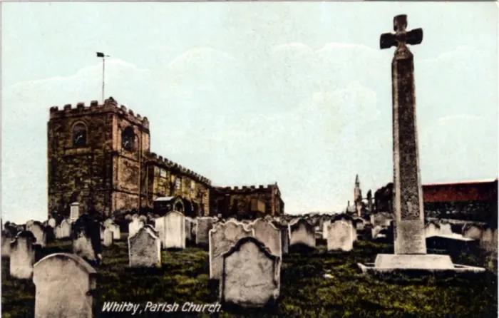 Framed Print : Parish Church, Whitby, Yorkshire Framed Print : Parish Church, Whitby, Yorkshire