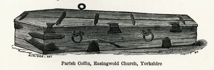 Framed Print : Parish coffin, Easingwold Church, Yorkshire Framed Print : Parish coffin, Easingwold Church, Yorkshire