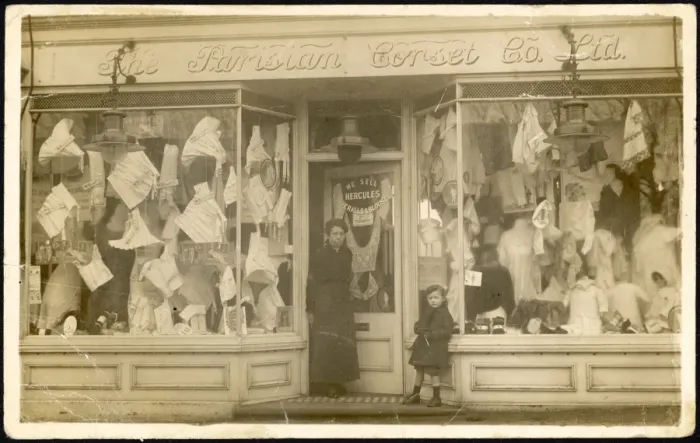 Framed Print : Parisian Corset Co. Shop Framed Print : Parisian Corset Co. Shop