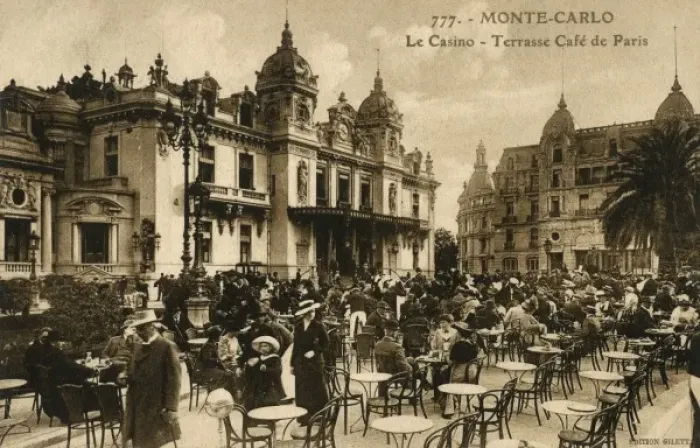 Framed Print : The parisian style cafe outside the Monte Carlo casino Framed Print : The parisian style cafe outside the Monte Carlo casino