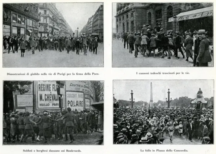 Framed Print : Parisians celebrate peace treatry, France, 1919 Framed Print : Parisians celebrate peace treatry, France, 1919
