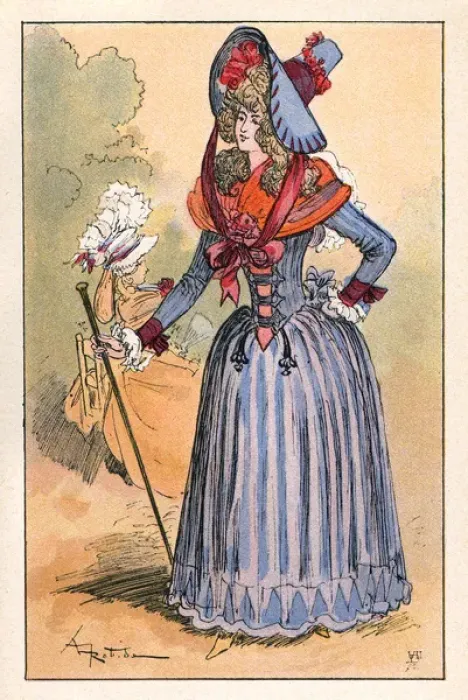 Framed Print : Parisienne of 1790 Framed Print : Parisienne of 1790