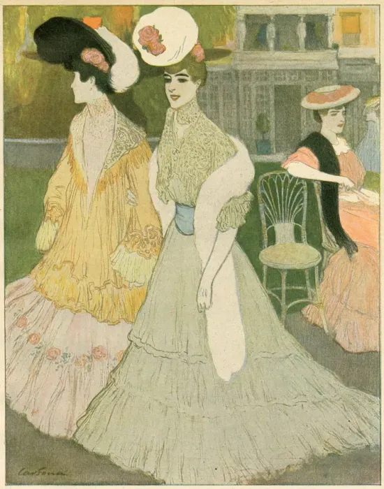 Framed Print : PARISIENNES 1906 Framed Print : PARISIENNES 1906