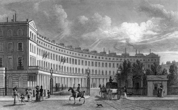 Framed Print : Park Crescent Framed Print : Park Crescent