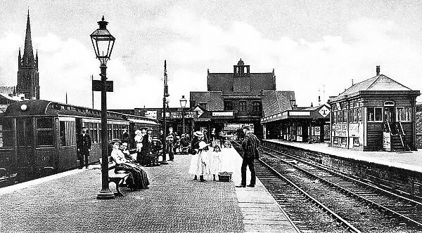 Park Railway Station, Birkenhead early 1900's