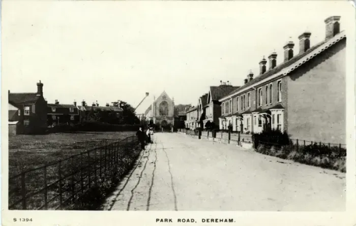 Framed Print : Park Road, Dereham, England Framed Print : Park Road, Dereham, England