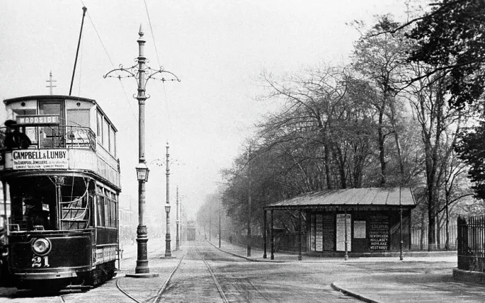 Framed Print : Park Road North, Birkenhead early 1900's Framed Print : Park Road North, Birkenhead early 1900's