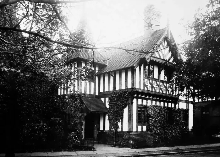 Framed Print : Park Road, Port Sunlight Village, early 1900s Framed Print : Park Road, Port Sunlight Village, early 1900s