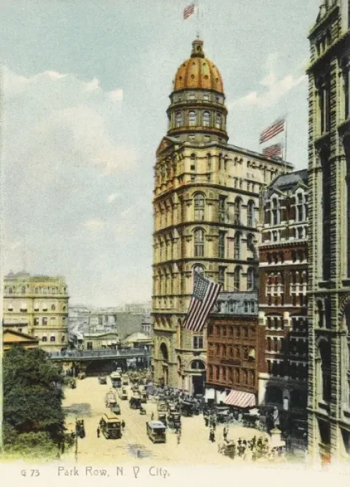 Framed Print : Park Row, New York Framed Print : Park Row, New York