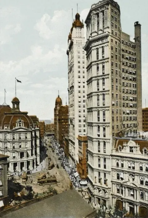 Framed Print : Park Row, New York Framed Print : Park Row, New York