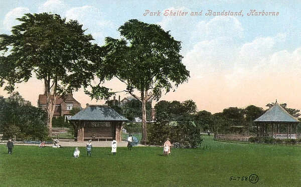 Park Shelter and Bandstand, Harborne, Birmingham