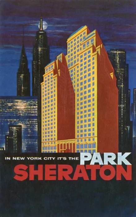 Framed Print : Park Sheraton Hotel, New York, USA Framed Print : Park Sheraton Hotel, New York, USA