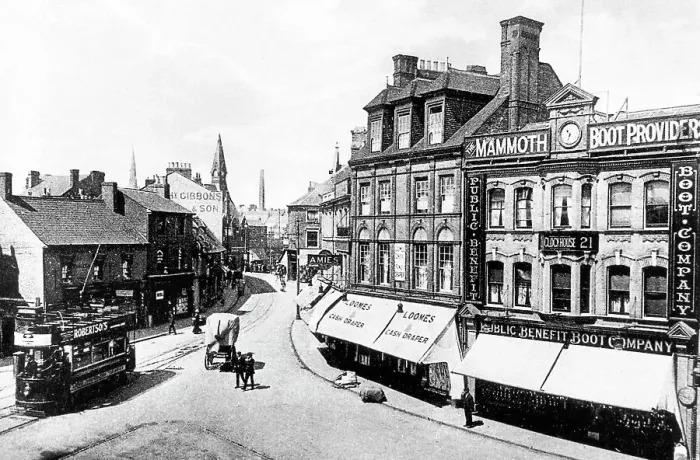 Framed Print : Park Square, Luton early 1900's Framed Print : Park Square, Luton early 1900's