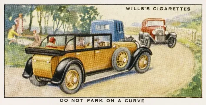 Framed Print : Parking on a Curve Framed Print : Parking on a Curve