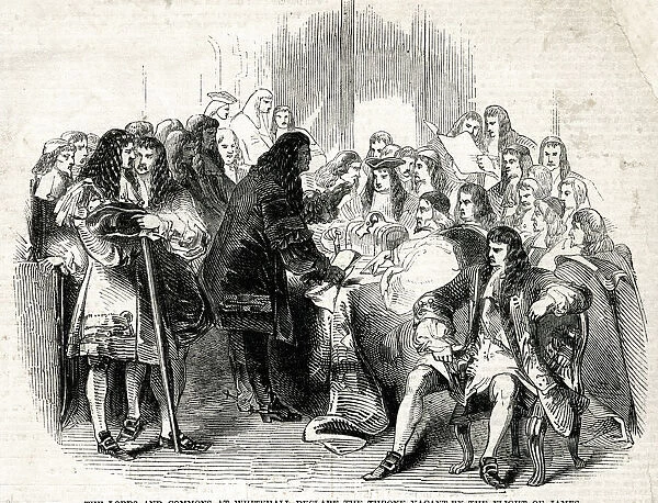 Parliament declares the British throne vacant, 1688