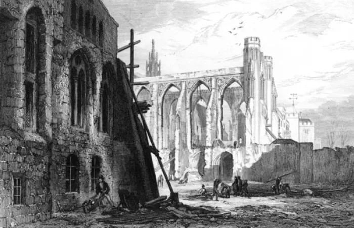 Framed Print : Parliament / Fire / 1834 Framed Print : Parliament / Fire / 1834