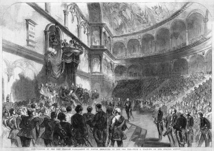 Framed Print : Parliament of Italy 1861 Framed Print : Parliament of Italy 1861