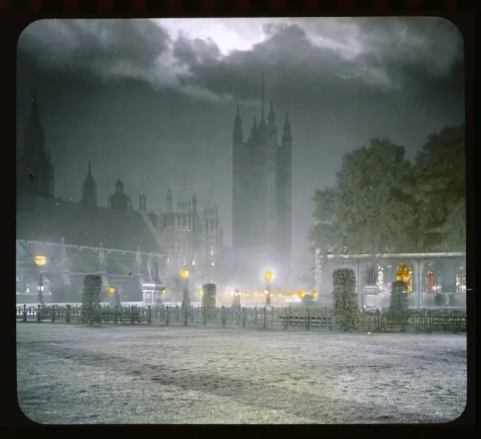 Framed Print : Parliament / Lantern Slide Framed Print : Parliament / Lantern Slide