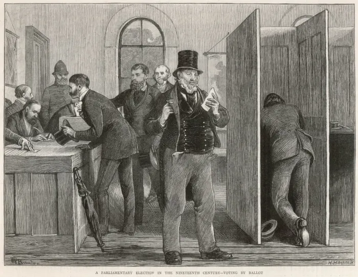Framed Print : A Parliamentary Election In The Nineteenth Century Framed Print : A Parliamentary Election In The Nineteenth Century