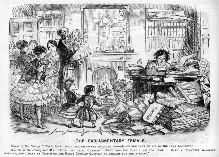 Framed Print : The parliamentary female Framed Print : The parliamentary female