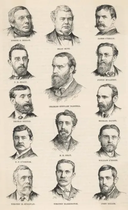 Framed Print : Parliamentary Party / 1887 Framed Print : Parliamentary Party / 1887