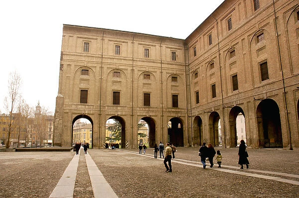 Parma. Pilotta Palace. Exterior