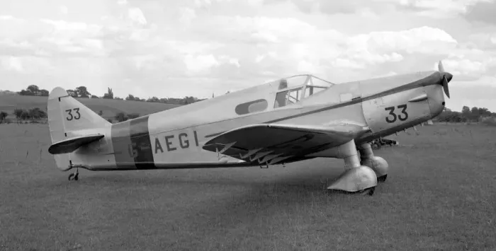 Framed Print : Parnall Heck 2C G-AEGI Framed Print : Parnall Heck 2C G-AEGI
