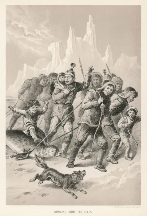 Framed Print : Parry / Seal Hunt Framed Print : Parry / Seal Hunt