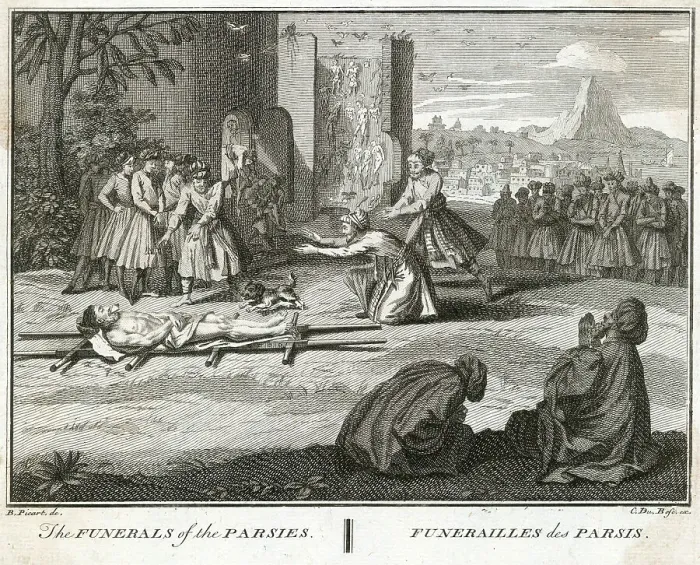Framed Print : PARSEE FUNERAL, INDIA Framed Print : PARSEE FUNERAL, INDIA