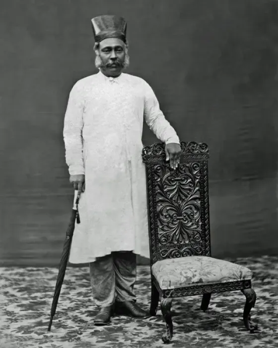 Framed Print : Parsi Gentleman, India Framed Print : Parsi Gentleman, India