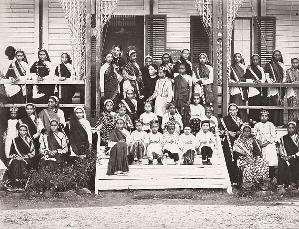 Parsi Girls School, Bombay, Mumbai, India, c. 1880