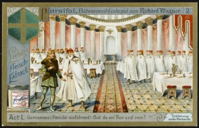 Framed Print : Parsifal - Liebig 2 Framed Print : Parsifal - Liebig 2