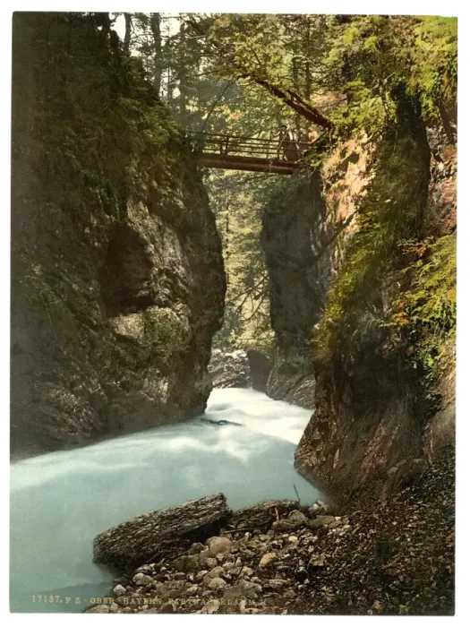Framed Print : Partenachklamm II, Upper Bavaria, Germany Framed Print : Partenachklamm II, Upper Bavaria, Germany