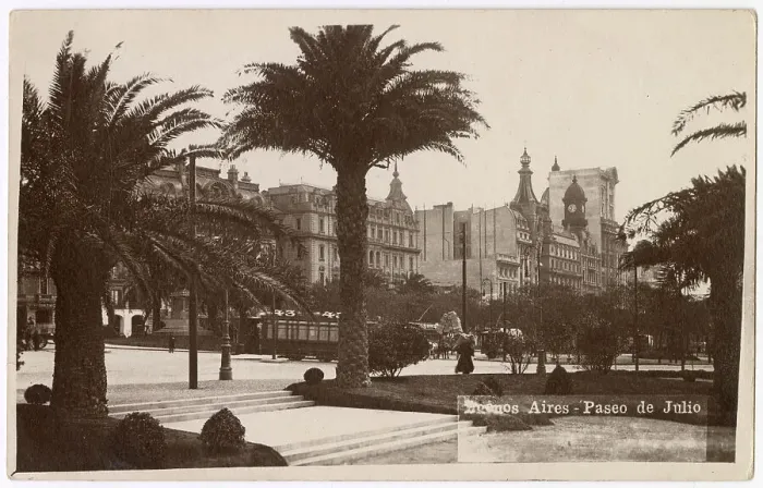 Framed Print : Paseo de Julio (July Walk), Buenos Aires, Argentina, South America Date: 1918 Framed Print : Paseo de Julio (July Walk), Buenos Aires, Argentina, South America Date: 1918