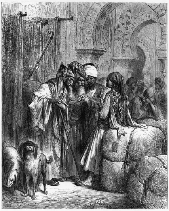 Framed Print : The Pasha & the Merchant