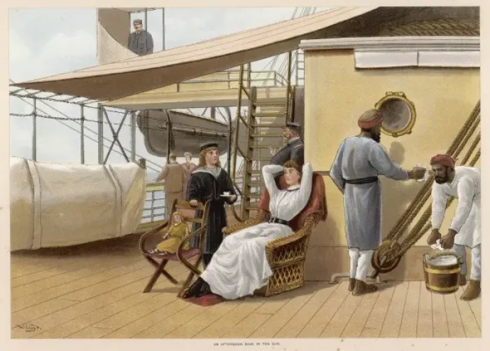 Framed Print : Passengers in the Med Framed Print : Passengers in the Med