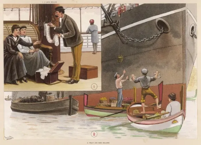 Framed Print : Passengers and Traders Framed Print : Passengers and Traders