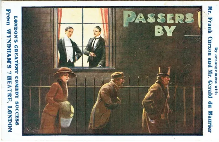 Framed Print : Passers By by C Haddon Chambers Framed Print : Passers By by C Haddon Chambers