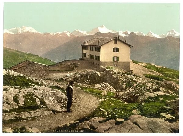 Passhohe, Hotel Wildstrubel and the Alps, Bernese Oberland