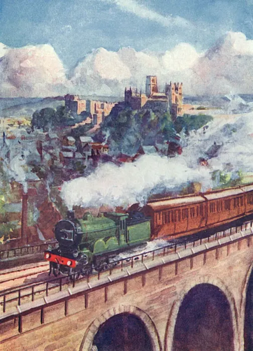 Framed Print : PASSING DURHAM 1918 Framed Print : PASSING DURHAM 1918