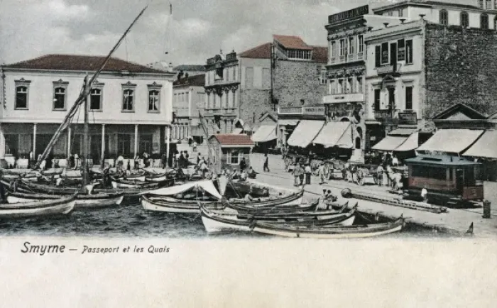 Framed Print : Passport Office and the Quayside - Izmir, Turkey Framed Print : Passport Office and the Quayside - Izmir, Turkey