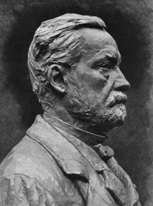Framed Print : Pasteur Sculpture Framed Print : Pasteur Sculpture