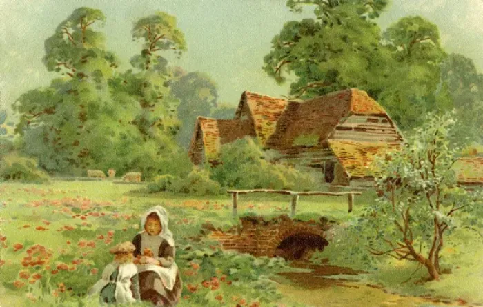 Framed Print : Pastoral scene Framed Print : Pastoral scene